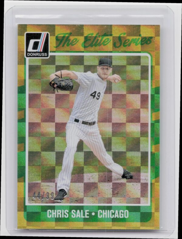 2017 Donruss Chris Sale /99 #ES-17 Sox The Elite Series Gold