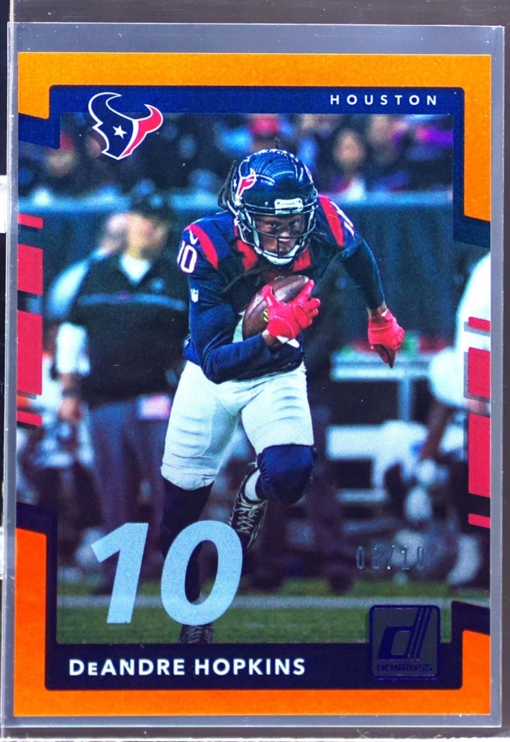 2017 Donruss DeAndre Hopkins Jersey Number /10 #273 Texans