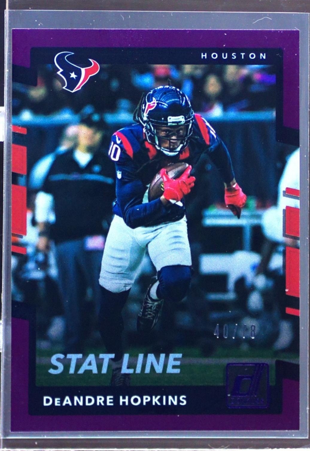 2017 Donruss DeAndre Hopkins Stat Line Season /78 #273 Texans