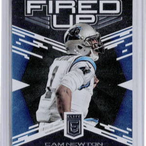2017 Donruss Elite Cam Newton SN299 #5 Panthers Fired Up