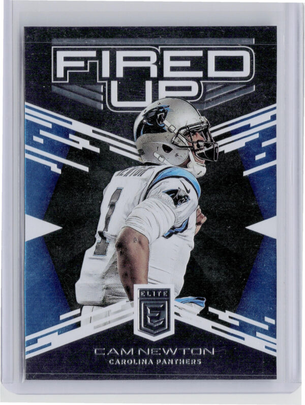2017 Donruss Elite Cam Newton SN299 #5 Panthers Fired Up