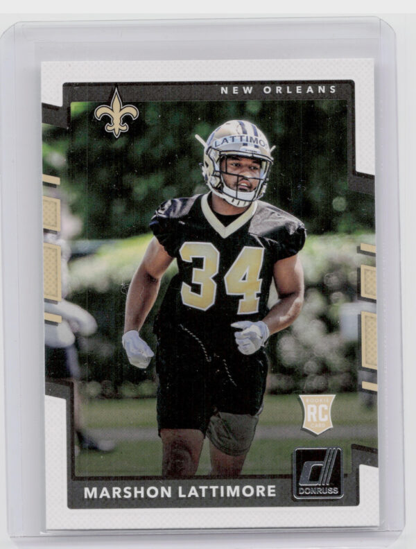 2017 Donruss Marshon Lattimore RC #386 Saints
