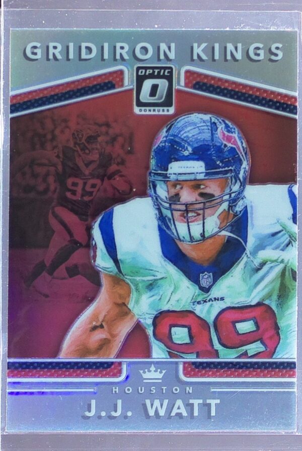 2017 Donruss Optic J.J. Watt #13 Texans Gridiron Kings