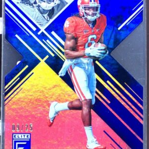 2017 Elite Draft Picks DeAndre Hopkins Blue Die Cut /25 #25 Tigers