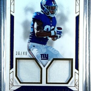 2017 NT Evan Engram JSY /49 #31 Giants Rookie Dual Materials Gold