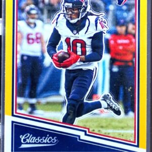 2017 Panini Classics DeAndre Hopkins Glossy (Gold Border) #9 Texans