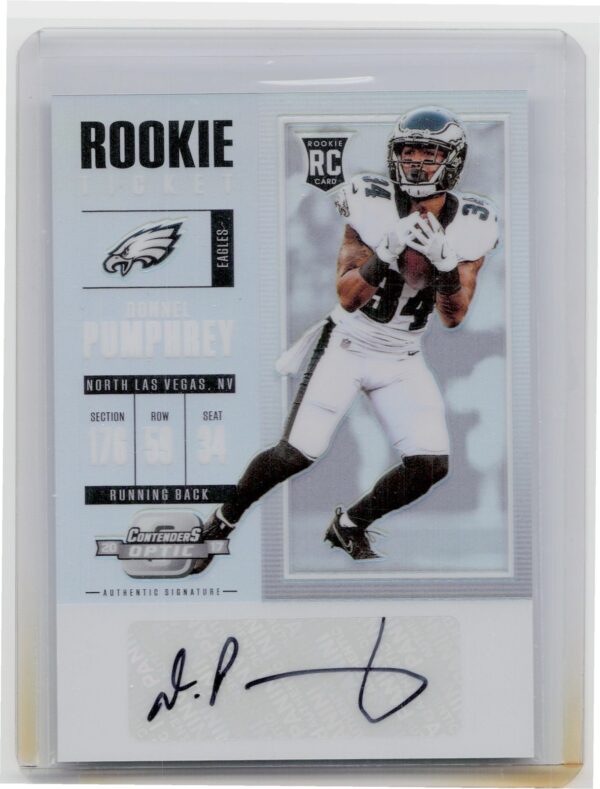 2017 Panini Contenders Optic Donnel Pumphrey AU RC #147 Eagles