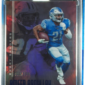 2017 Panini Illusions Ameer Abdullah / Barry Sanders Blue SN100 #31 Lions
