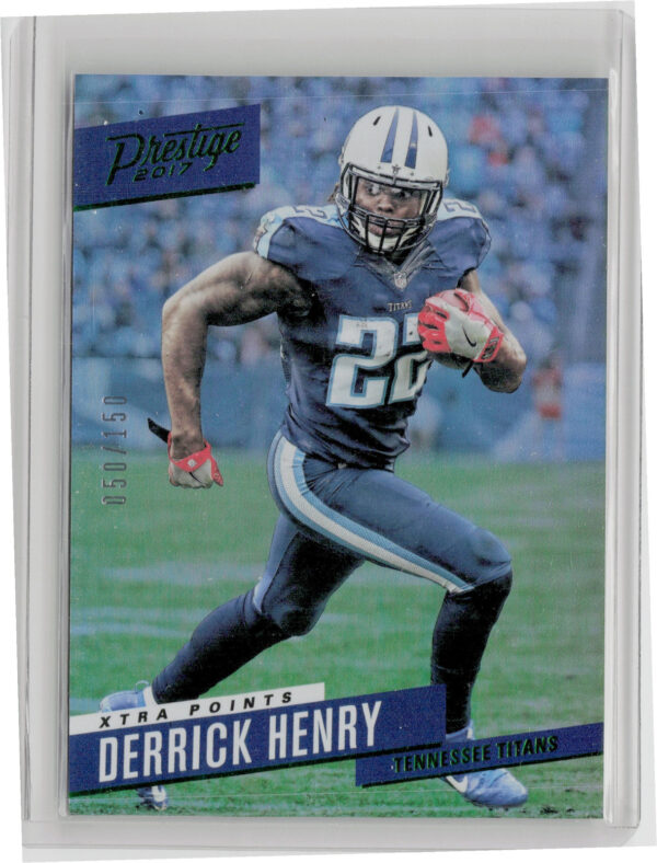 2017 Panini Prestige Derrick Henry Xtra Points Green SN150 #47 Titans
