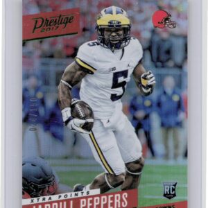 2017 Panini Prestige Jabrill Peppers Xtra Points Green /150 RC #248 Browns