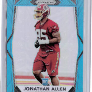 2017 Panini Prizm Jonathan Allen Prizm Light Blue SN199 #224 Redskins