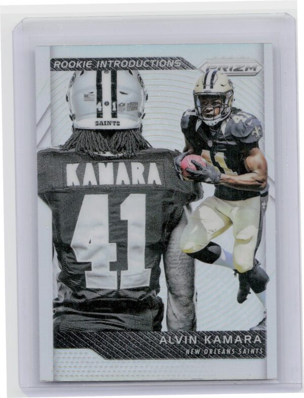 2017 Prizm Alvin Kamara #17 Saints Rookie Introductions Prizm