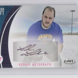 2017 SAGE HIT Landon Lechler AU #A79 Bison Autographs