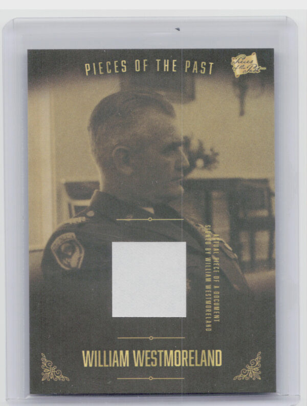 2017 The Bar Pieces of the Past Volume Two:  William Westmoreland