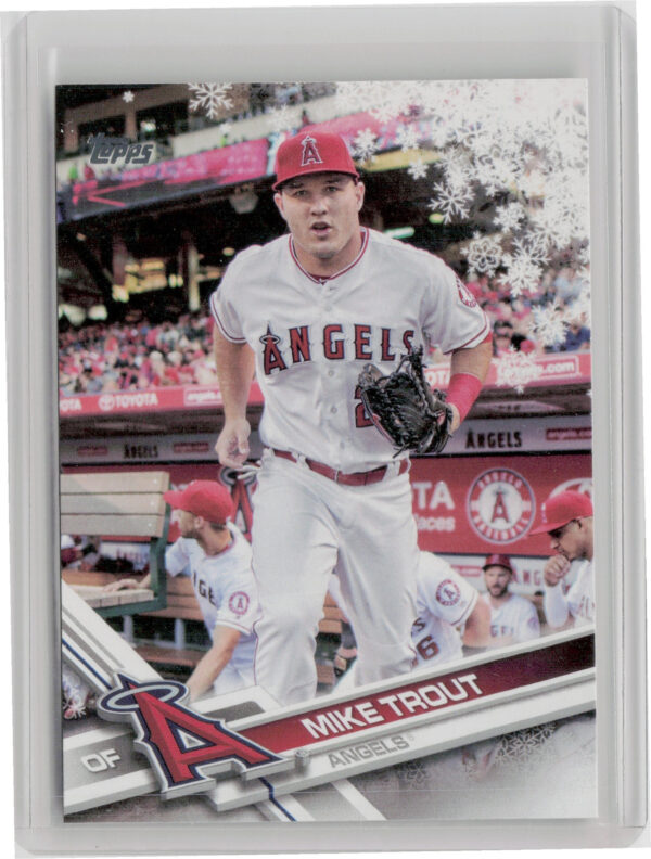 2017 Topps Holiday Mike Trout #HMW25 Angels