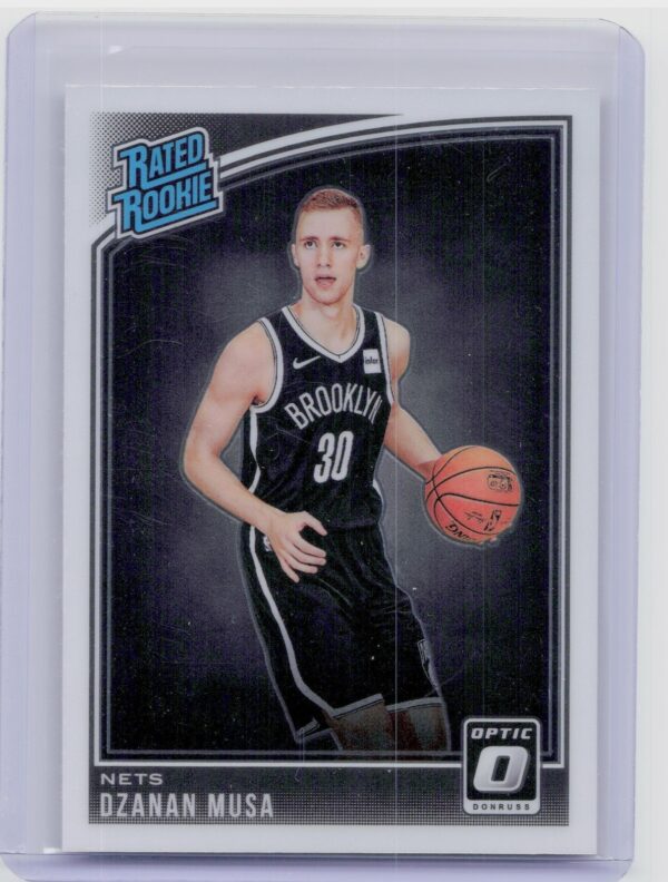 2018-19 Donruss Optic Dzanan Musa RC #187 Nets