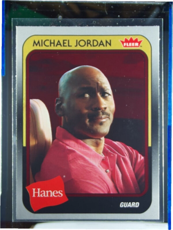 2018-19 Fleer Hanes Michael Jordan 30th Anniversary Michael Jordan Red Foil #MJ-