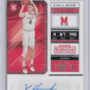 2018-19 Panini Contenders Draft Picks Kevin Huerter AU #120 Terrapins