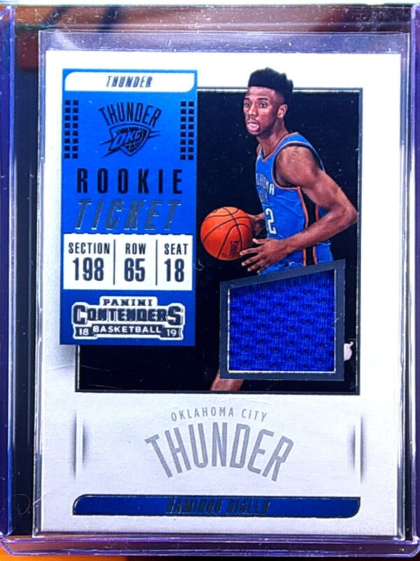 2018-19 Panini Contenders Hamidou Diallo MEM #RT-HDL Thunder Rookie Ticket Swatc