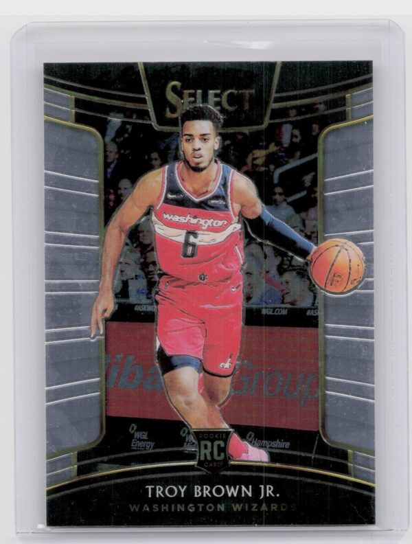 2018-19 Panini Select Troy Brown Jr. RC #47 Wizards