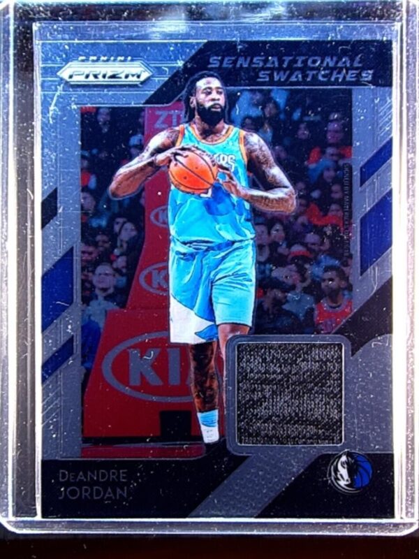 2018-19 Prizm DeAndre Jordan JSY #47 Mavericks Sensational Swatches