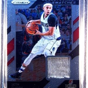 2018-19 Prizm Seth Curry JSY #12 Blazers Sensational Swatches