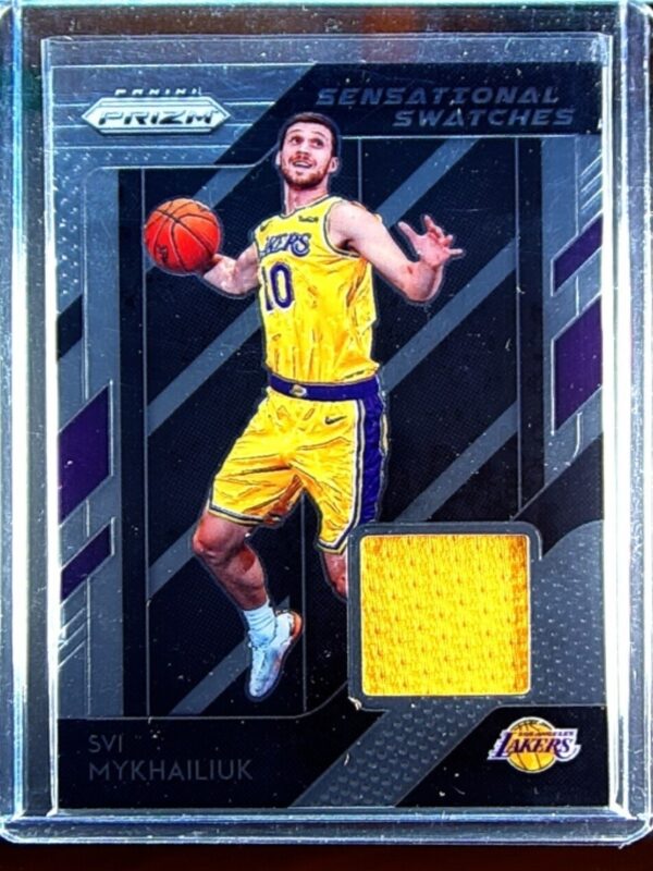 2018-19 Prizm Svi Mykhailiuk JSY #96 Lakers Sensational Swatches