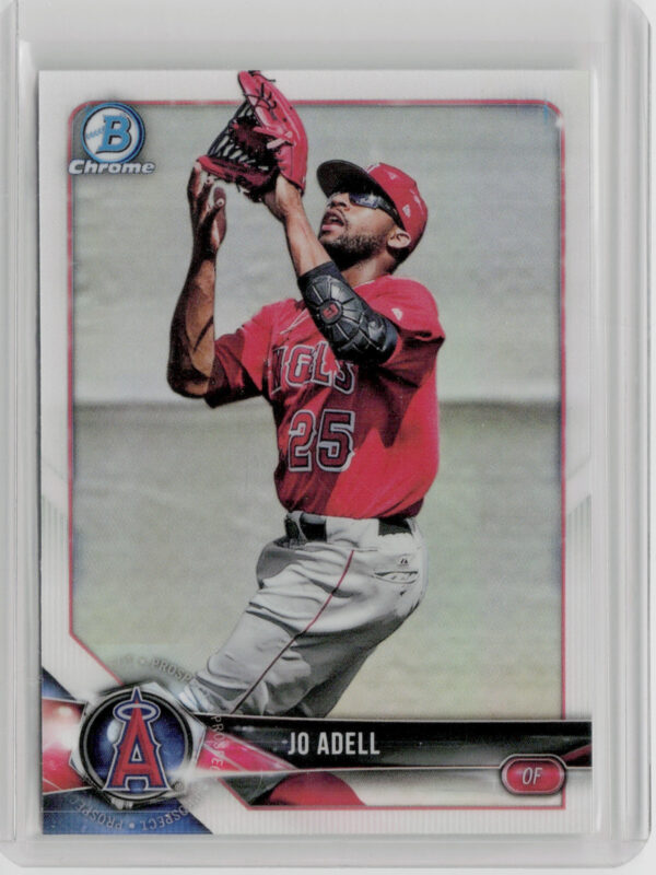 2018 Bowman Draft Jo Adell Chrome Refractors #BDC-107 Angels