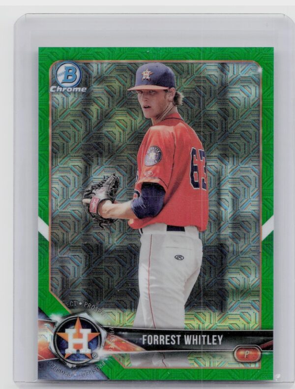 2018 Bowman Forrest Whitley /99 #BCP147 Astros Chrome Prospects Mojo Refractor