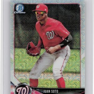 2018 Bowman Juan Soto #BCP52 Nationals Chrome Prospects Mojo Refractor