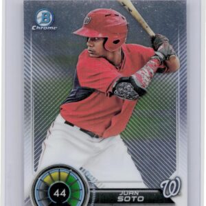 2018 Bowman Juan Soto #BTP-44 Nationals Bowman Chrome Scouts' Top 100