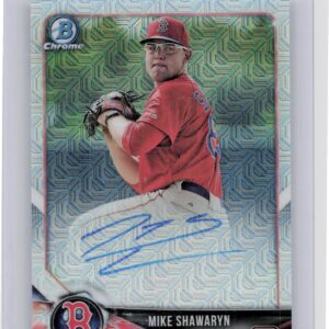 2018 Bowman Mike Shawaryn AU #BMA-MS Sox Chrome Mega Autographs