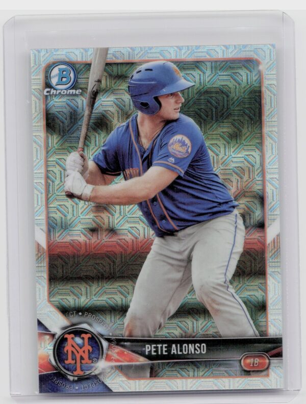 2018 Bowman Pete Alonso #BCP137 Mets Chrome Prospects Mojo Refractor