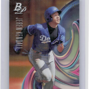 2018 Bowman Platinum Jeren Kendall SN25 #TOP-99 Dodgers Top Prospects Orange