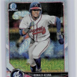 2018 Bowman Ronald Acuna #BCP1 Braves Chrome Prospects Mojo Refractor