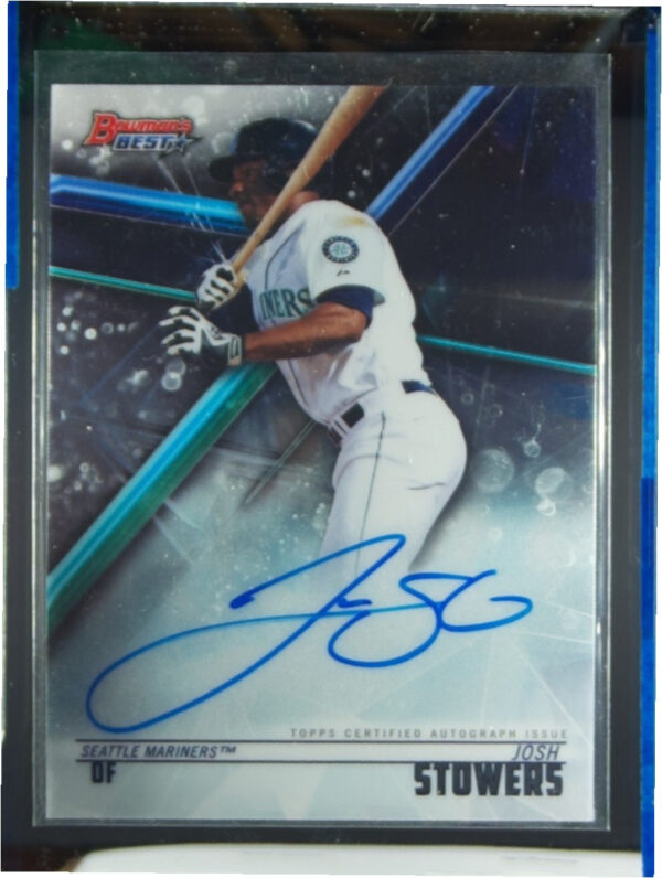 2018 Bowman's Best Josh Stowers AU #B18-JST Mariners Best of 2018 Autographs