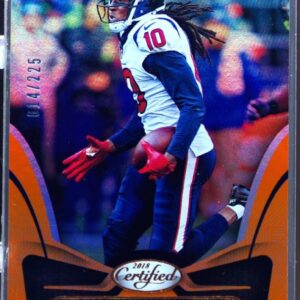 2018 Certified DeAndre Hopkins Mirror Orange /225 #90 Texans