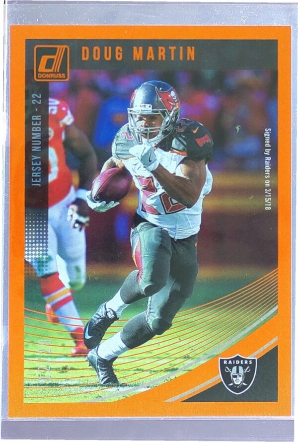 2018 Donruss Doug Martin Press Proof Bronze #225 Raiders