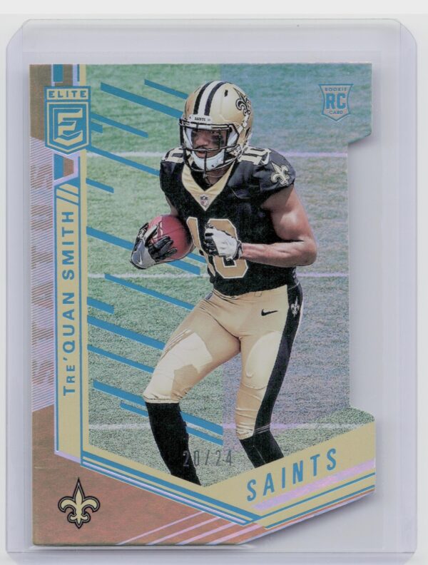 2018 Donruss Elite Tre'Quan Smith Status Die Cut /24 #185 Saints