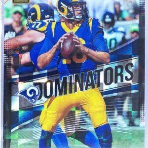 2018 Donruss Jared Goff #D-7 Rams Dominators