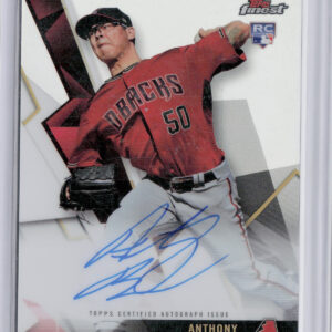 2018 Finest Anthony Banda AU #FA-ABA Diamondbacks Finest Autographs