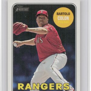 2018 Heritage Bartolo Colon SP VAR #606 Rangers