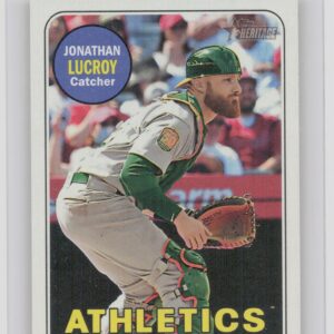 2018 Heritage Jonathan Lucroy SP VAR #517 Athletics