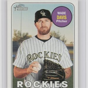 2018 Heritage Wade Davis #689 Rockies