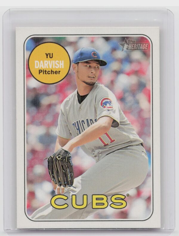 2018 Heritage Yu Darvish SP VAR #707 Cubs