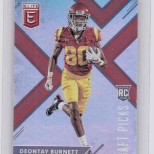 2018 Panini Elite Draft Picks Deontay Burnett #124 Trojans