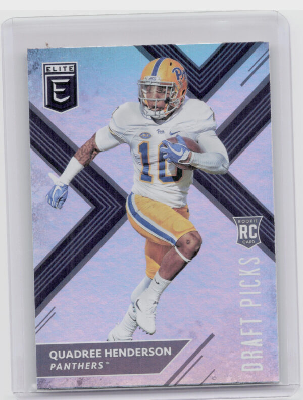 2018 Panini Elite Draft Picks Quadree Henderson VAR #145 Panthers