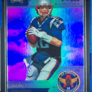 2018 Panini Playoff Tom Brady #12 Patriots Air Command Strike from Above