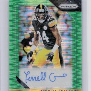 2018 Panini Prizm Terrell Edmunds AU #RA-TER Steelers Rookie Autographs Prizm Ne