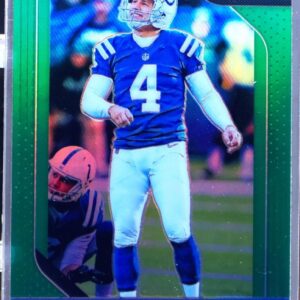 2018 Prizm Adam Vinatieri Prizm Green #118 Colts